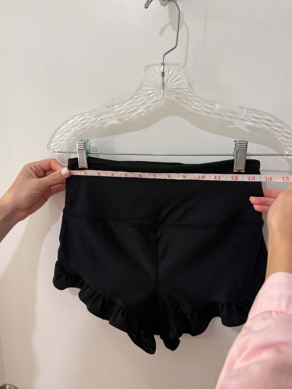 Free People FP Movement High-Rise Ruffle Hem Athletic Shorts - Picture 4 of 7